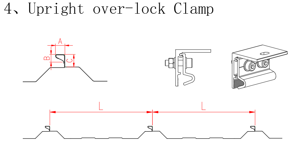 4. Upright over-lock Clamp
