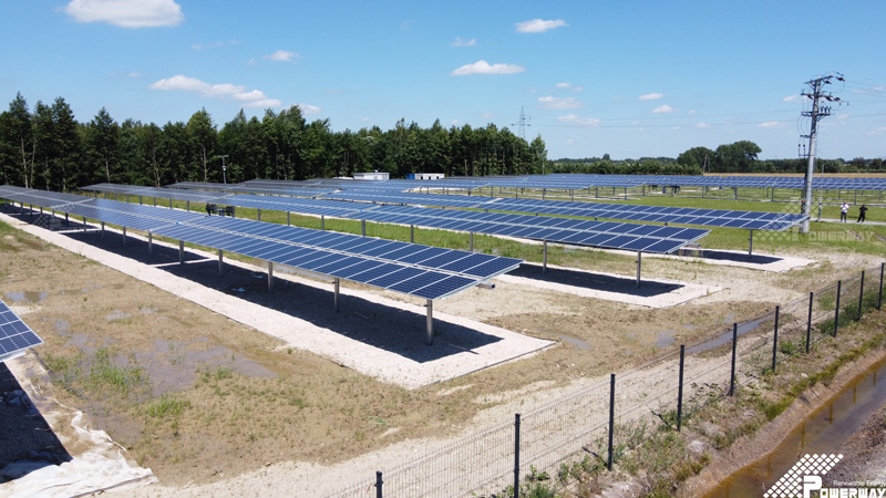 Powerway Renewable Energy Completed a tracker project in Central Europe