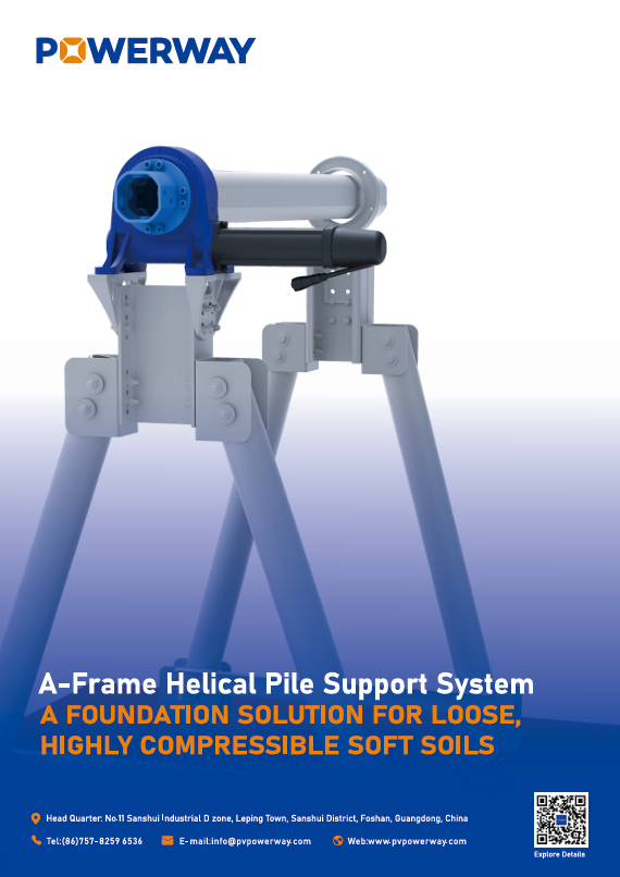 A-Frame HeIicaI PiIe Support System